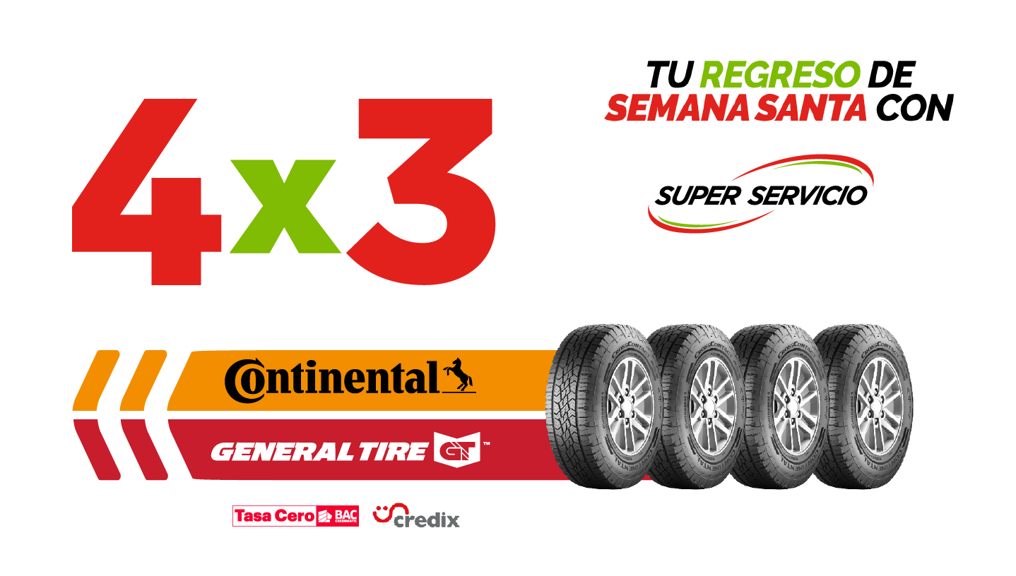 4x3 Llantas Continental - General Tire imagen